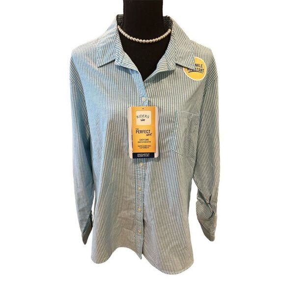 Women Long Sleeve Button Down by Lee - Picture 1 of 5